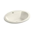 Product Image of 20-1/4" Oval Drop-In Bathroom Sink (Biscuit), K-2699-1-96