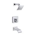 Product Image of Rite-Temp Bath And Shower Trim Kit w/ Push-Button Diverter, 2.5 GPM (Polished Chrome), K-T14664-4-CP