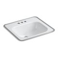 Product Image of 20" Rectangular Drop-In Bathroom Sink (White), K-2890-4-0
