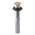 Product Image of Bathroom Sink Grid Drain Without Overflow (Vibrant French Gold), K-7129-AF