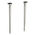 Product Image of Kathryn Octagonal Tapered Brass Table Legs (Vibrant Brushed Nickel), K-6839-BN