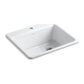 Product Image of 25" Top-Mount Single-Bowl Kitchen Sink (White), K-5872-1A1-0
