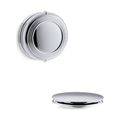 Product Image of Traditional Rotary-Turn Bath Drain Trim (Polished Chrome)