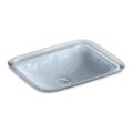 Product Image of 20-3/4" Rectangular Drop-In Bathroom Sink, No Overflow (Opaque Dusk), K-2773-G1-B11