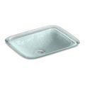 Product Image of 20-3/4" Rectangular Drop-In Bathroom Sink, No Overflow (Opaque Dew), K-2773-G2-B11