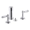 Product Image of Artifacts Widespread Bidet Faucet w/ Lever Handles (Polished Chrome), K-72765-4-CP