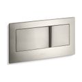 Product Image of Flush Actuator Plate For 2"X6" In-Wall Tank And Carrier System (Vibrant Brushed Nickel), K-6298-BN