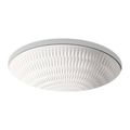 Product Image of 19-1/2" Oval Undermount Bathroom Sink (Translucent White), K-17889-RL-K8