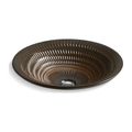 Product Image of 17-3/4" Round Drop-In Bathroom Sink, No Overflow (Bourbon Rutile), K-17890-RL-RB2