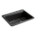 Product Image of 27" Top-Mount Single-Bowl Kitchen Sink (Black/Black)