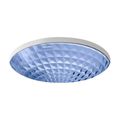 Product Image of 16" Round Undermount Bathroom Sink, No Overflow (Translucent Sapphire), K-2361-TG6