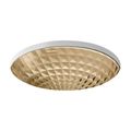 Product Image of 16" Round Undermount Bathroom Sink, No Overflow (Translucent Sandalwood), K-2361-TG7