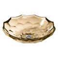 Product Image of Briolette 17-1/2" Round Vessel Bathroom Sink, No Overflow (Translucent Sandalwood), K-2373-TG7