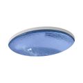 Product Image of 19" Oval Undermount Bathroom Sink, No Overflow (Translucent Sapphire), K-2741-TG6