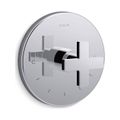 Product Image of Mastershower Temperature Control Valve Trim w/ Cross Handle (Polished Chrome)