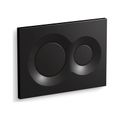 Product Image of Flush Actuator Plate For 2"X 4" In-Wall Tank And Carrier System (Black/Black), K-75890-7