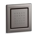 Product Image of Square 22-Nozzle Single-Function Body Spray, 2.5 GPM (Vibrant Titanium), K-8003-TT