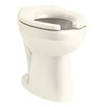 Product Image of Highcliff Ultra Floor-Mount Rear Spud Flushometer Bowl (Biscuit), K-96058-96