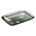 Product Image of Inia 20-3/4" Rectangular Drop-In Bathroom Sink, No Overflow (Translucent Stone), K-2773-TG8
