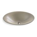 Product Image of 17-1/2" Round Drop-In Bathroom Sink, No Overflow (Oyster Pearl), K-77714-SSP