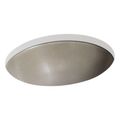 Product Image of Shagreen Caxton 19-1/4" Oval Undermount Bathroom Sink, No Overflow (Oyster Pearl), K-77635-SSP