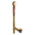 Product Image of Clearflo Brass Toe Tap Bath Drain (Vibrant Brushed Moderne Brass), K-7259-2MB