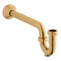 Product Image of Adjustable P-Trap w/ Long Tubing Outlet, 1-1/4" X 1-1/4" (Vibrant Brushed Moderne Brass), K-9018-2MB
