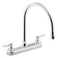 Product Image of Triton Bowe 1.8 Gpm Kitchen Sink Faucet w/ 9-5/16" Gooseneck Spout, Aerated Flow And Lever Handles (Polished Chrome), K-810T70-4AFA-CP