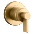 Product Image of Components Mastershower Volume Control Valve Trim w/ Lever Handle (Vibrant Brushed Moderne Brass), K-T78025-4-2MB