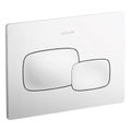 Product Image of Cue Flush Actuator Plate For 2"X 4" In-Wall Tank And Carrier System (White), K-5413-0