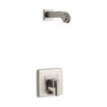 Product Image of Rite-Temp Shower Trim Kit w/ Push-Button Diverter, Without Showerhead (Vibrant Brushed Nickel)