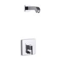 Product Image of Rite-Temp Shower Trim Kit w/ Push-Button Diverter, Without Showerhead (Polished Chrome)