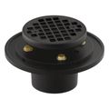 Product Image of Clearflo Round Brass Tile-In Shower Drain (Matte Black), K-22671-BL