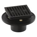 Product Image of Clearflo Square Brass Tile-In Shower Drain (Matte Black), K-22673-BL