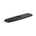 Product Image of Three-Hole Kitchen Faucet Escutcheon (Matte Black), K-22071-BL