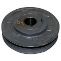 Product Image of 6.55" Outside Diameter Single Groove Cast Iron Sheave With 1 3/8" Fixed Bore, 4.9-6.4 Variable Pitch, KR11HZ218