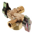Product Image of 1/2" Nom Compression (5/8" OD) x 3/8" OD Compression x 3/8" OD Compression Angle Supply Stop Lead Free (Rough Brass)