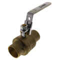 Product Image of 1-1/4" Full Port Sweat Ball Valve w/ Latch Lock Handle (Lead Free)
