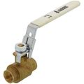 Product Image of 1/4" Full Port Threaded Ball Valve w/ Latch Lock Handle (Lead Free)