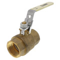 Product Image of 1-1/4" Full Port Threaded Ball Valve w/ Latch Lock Handle (Lead Free)