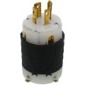 Product Image of Turnlok Industrial Grade Plug, 20A, NEMA L16-20P - Black/White (480V)