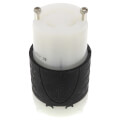 Product Image of Turnlok Industrial Grade Connector, 30A, NEMA L16-30R - Black/White (480V)