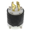 Product Image of Turnlok Industrial Grade Plug, 30A, NEMA L16-30P - Black/White (480V)