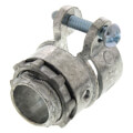 Product Image of 1/2" Zinc BX-Flex Squeeze Connector with Round End Stop