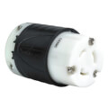 Product Image of Turnlok Industrial Grade Connector, 20A, NEMA L5-20R - Black/White (125V)