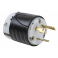 Product Image of Turnlok Industrial Grade Plug, 30A, NEMA L5-30P - Black/White (125V)