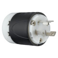 Product Image of Turnlok Industrial Grade Plug, 30A, NEMA L6-30P - Black/White (250V)
