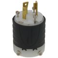 Product Image of Turnlok Industrial Grade Plug, 30A, NEMA L6-30P - Black/White (250V)