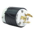 Product Image of Turnlok Industrial Grade Plug, 20A, NEMA L7-20P - Black/White (277V)