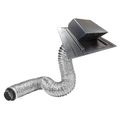 Product Image of 4" x 8' UL 181 Class 1 Air Connector Bath Fan Exhaust Through the Roof Vent Kit